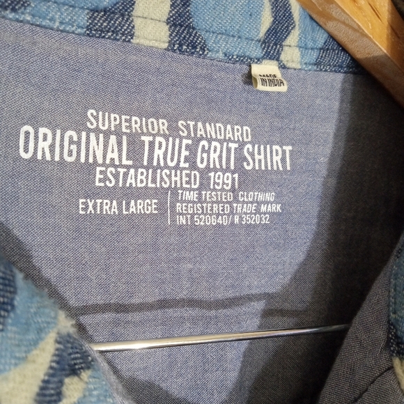 Superior Standard Original True Grit Southwestern button down shacket - Picture 7 of 13